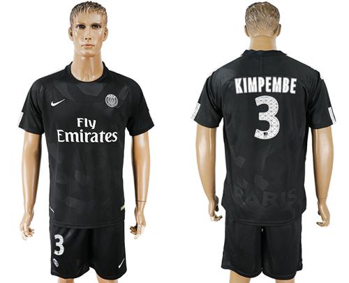 Paris Saint-Germain #3 Kimpembe Sec Away Soccer Club Jersey - Click Image to Close